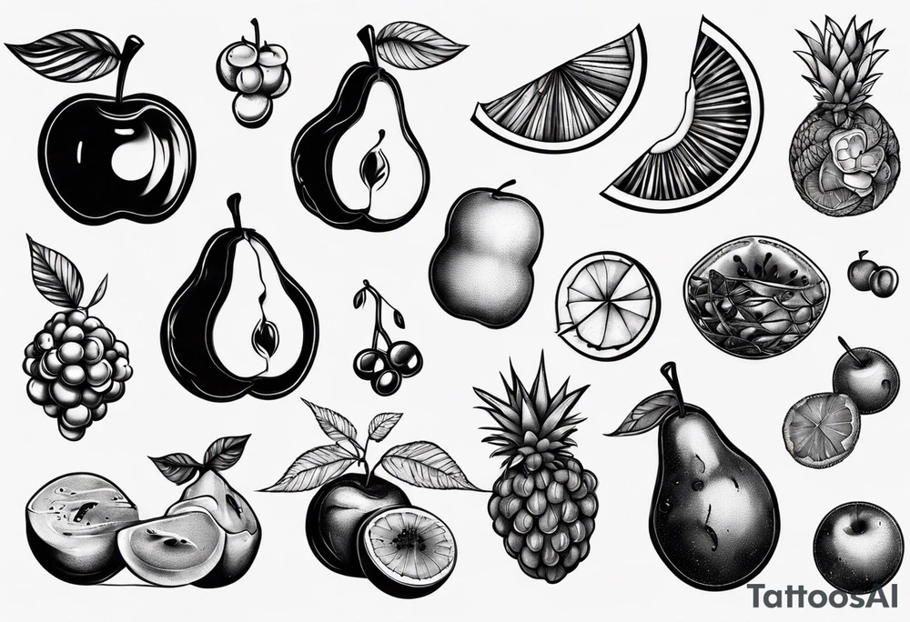 Fruits tattoo idea