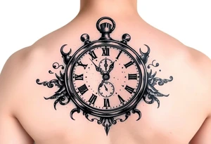 Broken clock is a comfort tattoo idea
