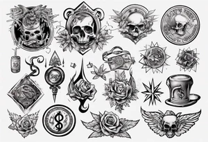 Money tattoo idea