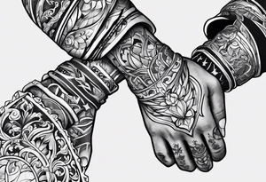 Art from dishonored game 
bracelet tattoo idea