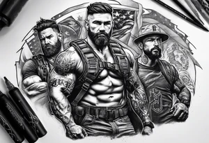 Rucking, brotherhood, fitness, GrowRuck tattoo idea
