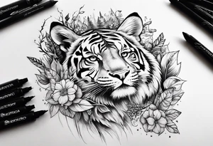 nature,beauty, animals,time tattoo idea