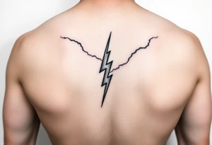 Lighting bolt
With back shadow tattoo idea