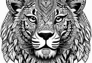 aztec jaguar shaman tattoo idea