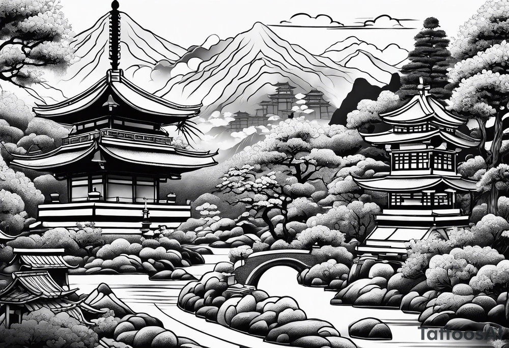 japanese style tattoo idea
