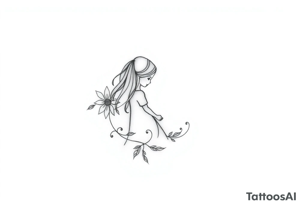 Daddy and daughter memorial tattoo tattoo idea