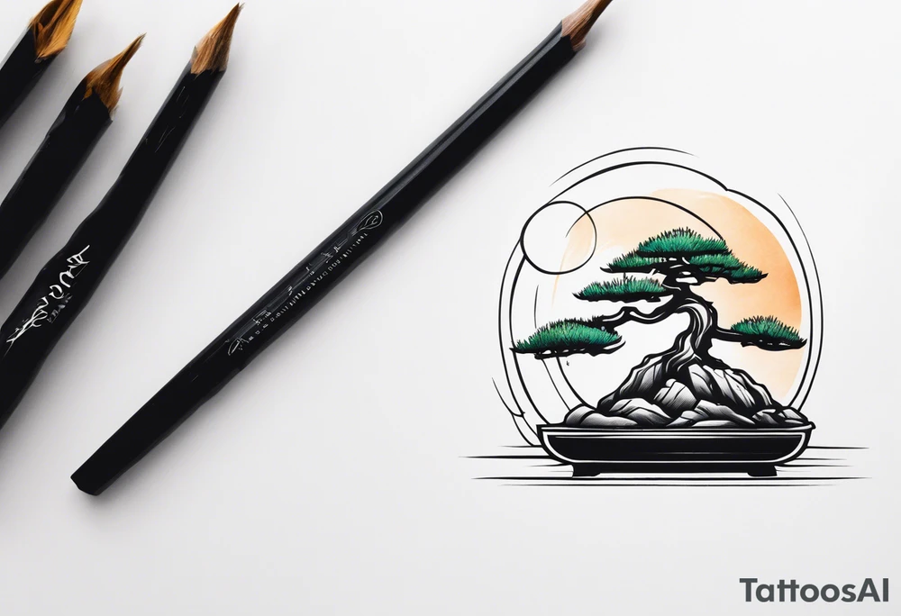 bonsai tattoo idea