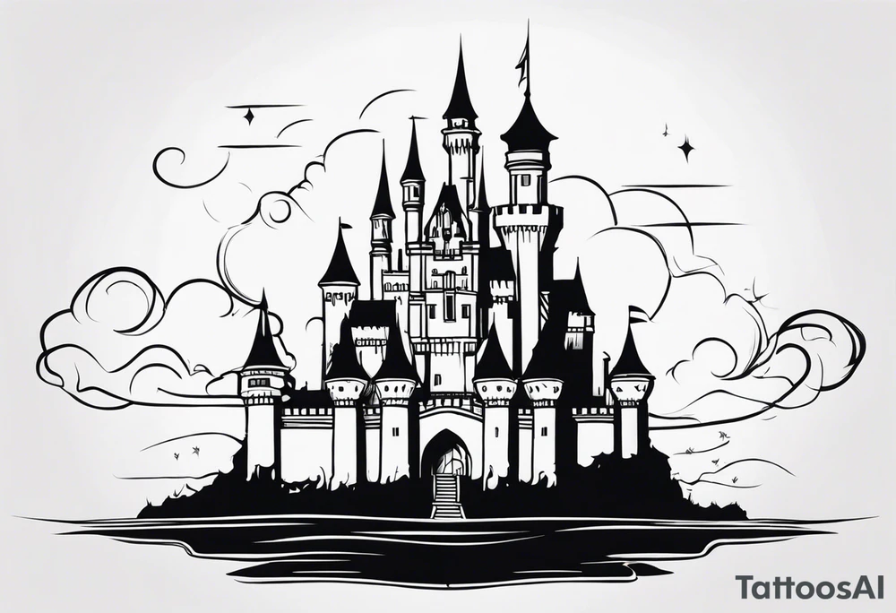 castle tattoo idea