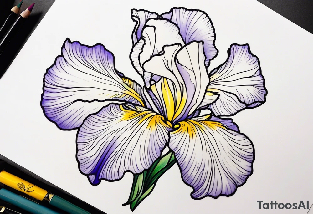 Goddess iris tattoo idea