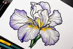 Goddess iris tattoo idea