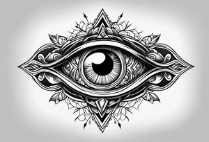 eye flash sheet tattoo idea