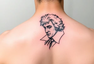 Dainty subtle Beethoven theme tattoo idea