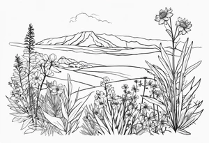Pilbara region native plants and flowers, Kimberley region native plants and flowers tattoo idea