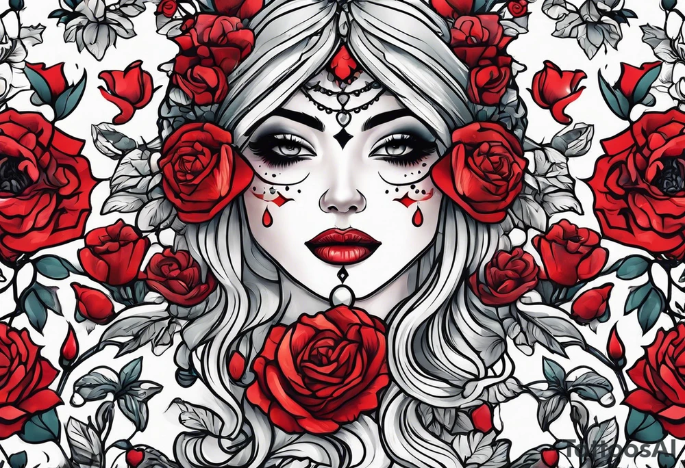 dead inside happy on the outside tattoo idea