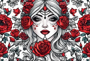dead inside happy on the outside tattoo idea