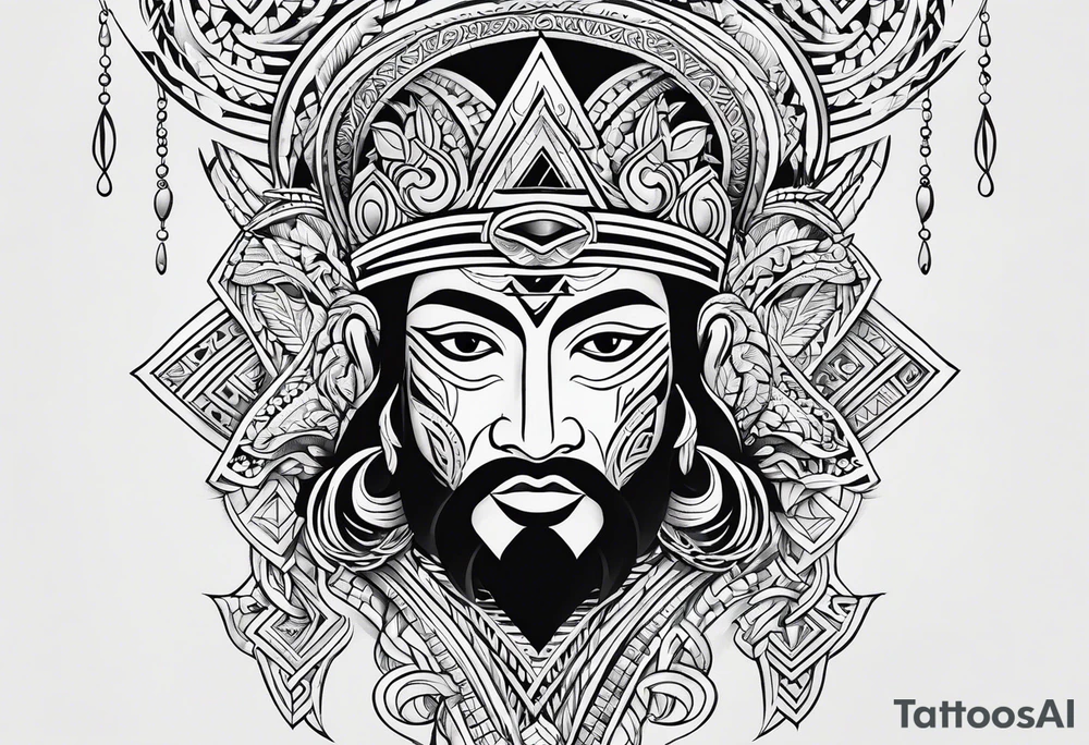 Jewish Polynesian tattoo idea