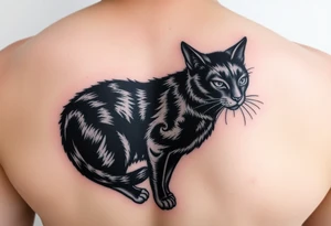 Black Cat tattoo idea
