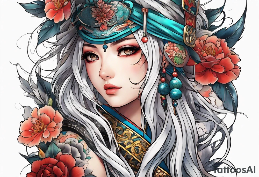 anime tatto tattoo idea