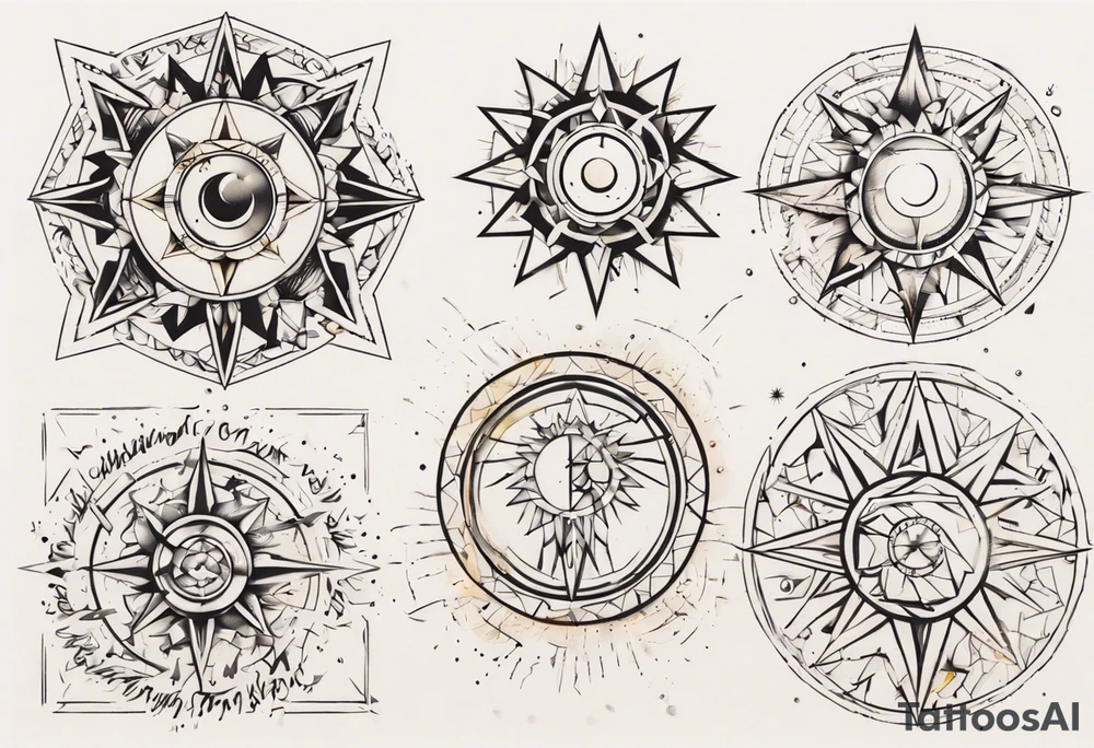 sonne tattoo idea