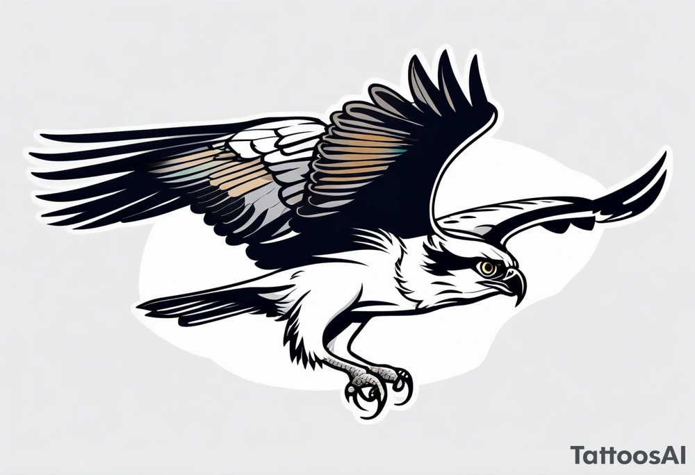 osprey taking off tattoo idea