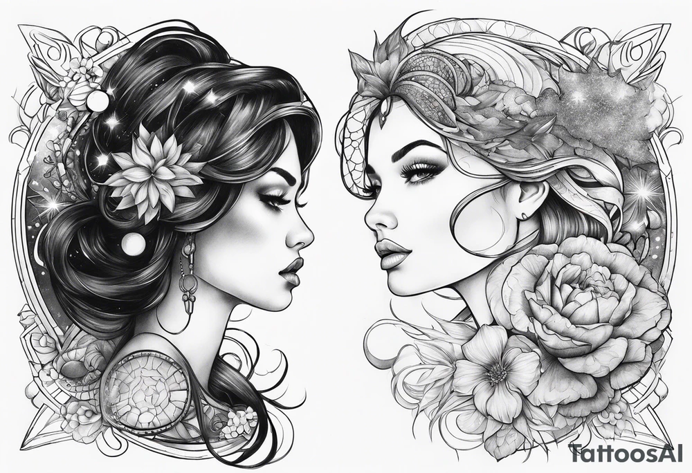 universe tattoo idea