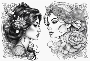 universe tattoo idea