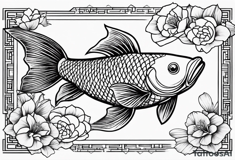 koi carp tattoo idea