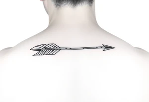 Aesthetic arrow tattoo idea