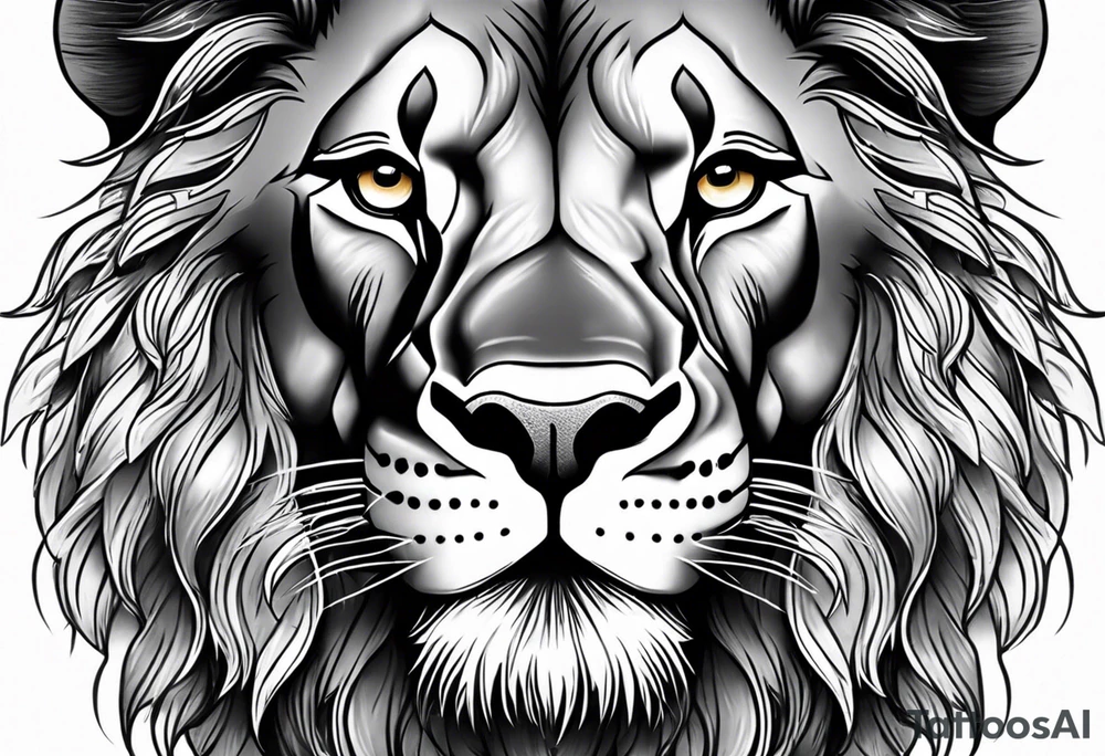 Lion tattoo idea