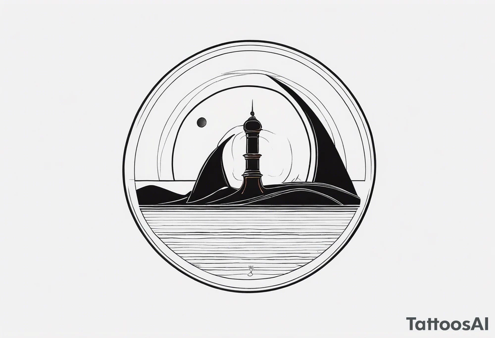 From the book dune, the gom jabbar tattoo idea
