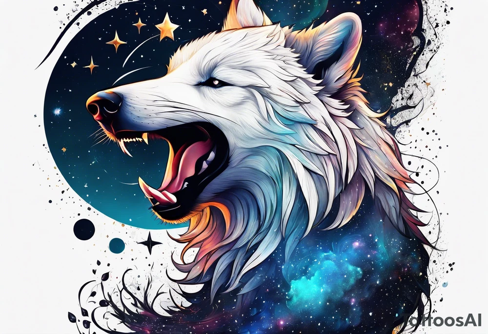 Constellation, animal, tattoo idea