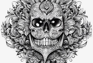 Detailed uroboros tattoo idea