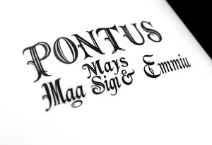 Pontus Maja Sigrid Emma tattoo idea