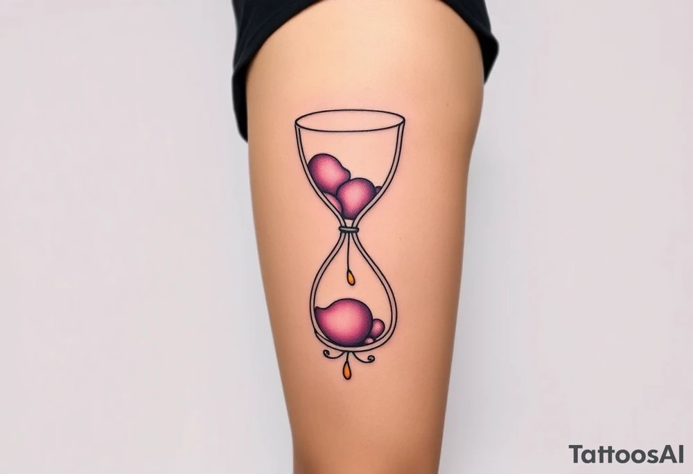 hourglass tattoo idea