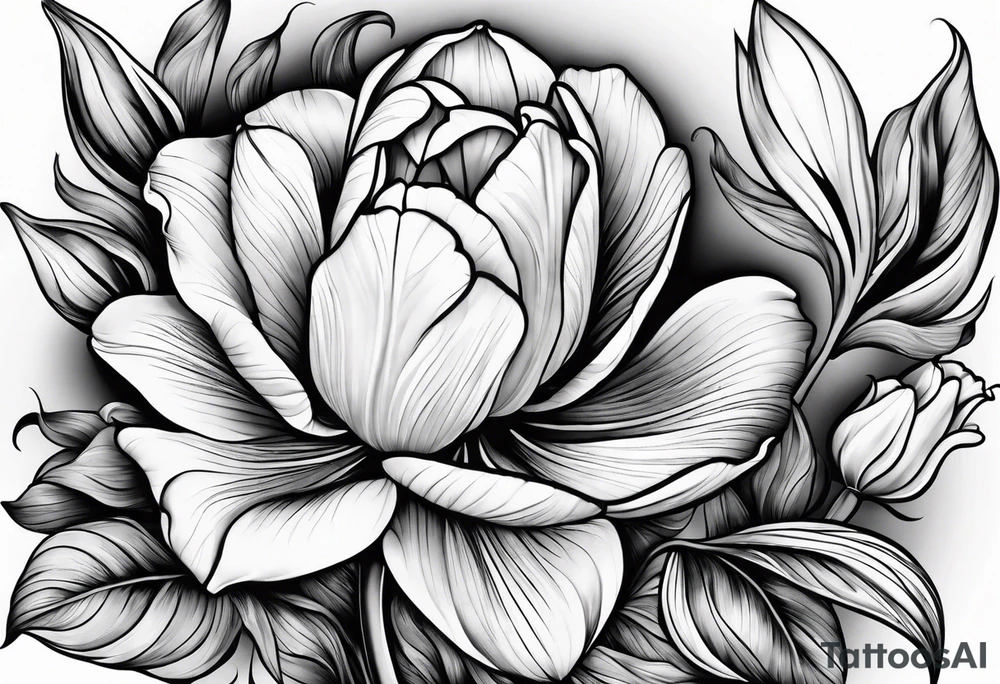 tulip tattoo idea