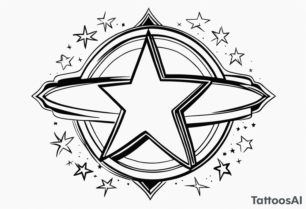 stars with “don’t wait” quote tattoo idea