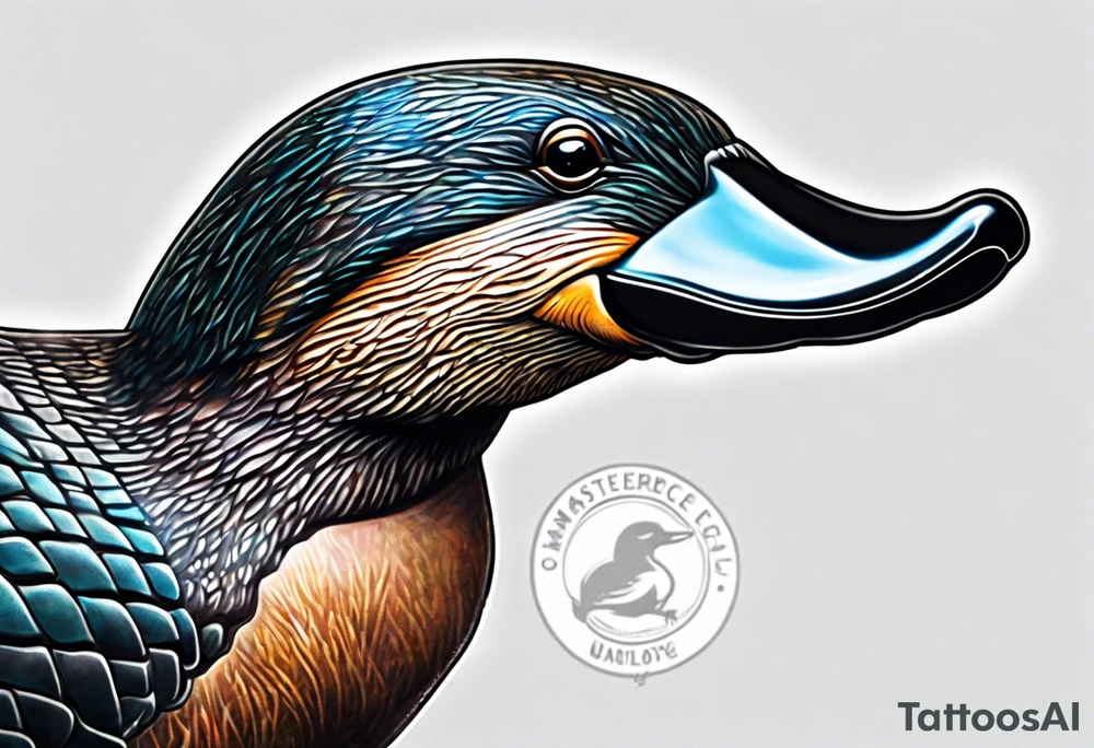 platypus tattoo idea