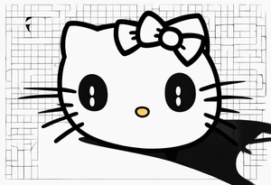 hello kitty tattoo idea