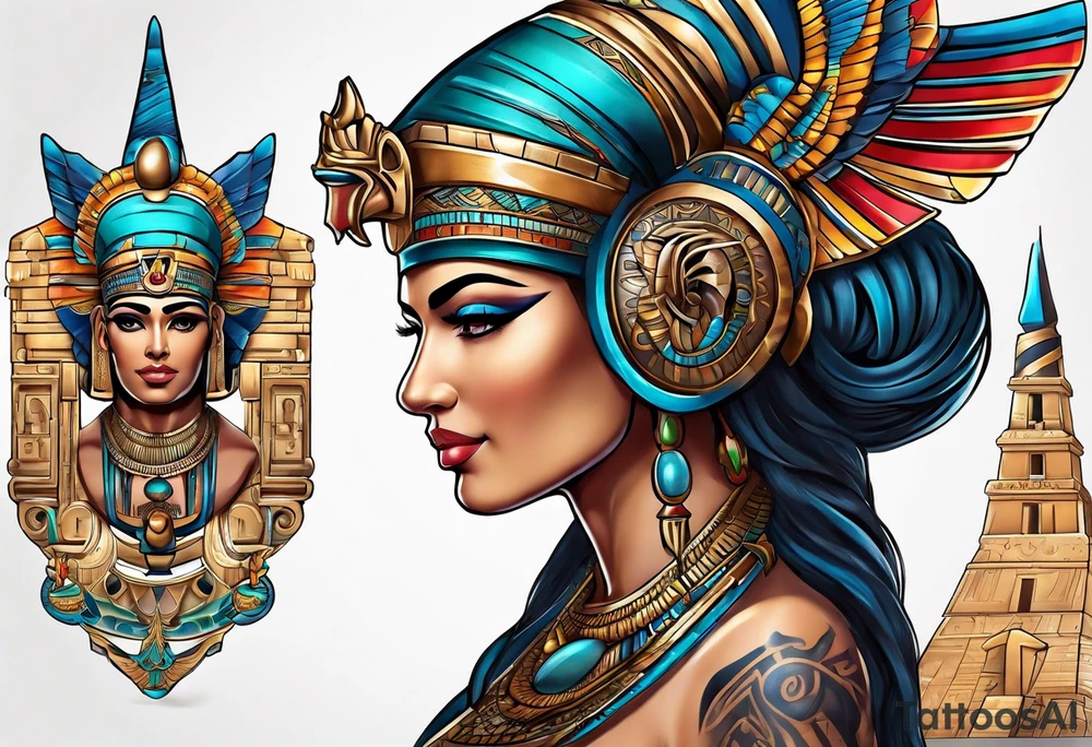 egypt tattoo idea