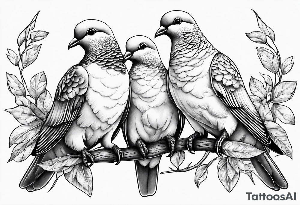 3 doves tattoo idea
