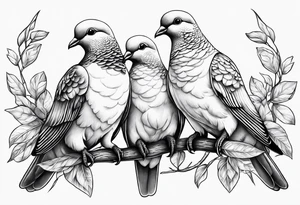3 doves tattoo idea