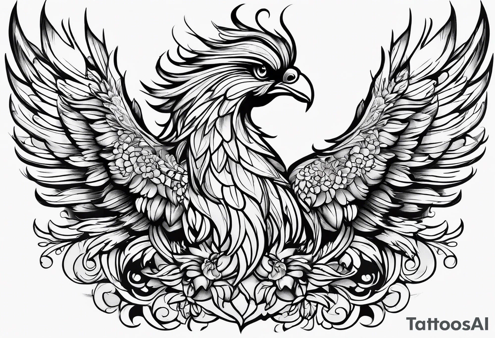 little pheonix tattoo idea