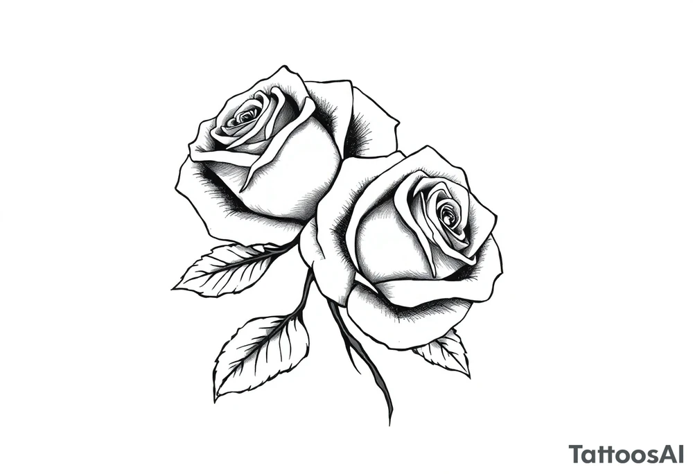 roses tattoo idea