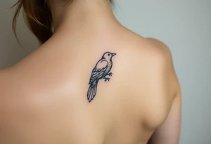 Raven with starry sky background with zodiac constellations in it with runes in sky tattoo idea