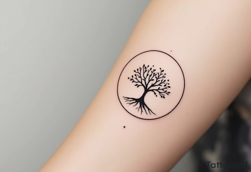 reloj de arena, arbol de la vida, universo tattoo idea