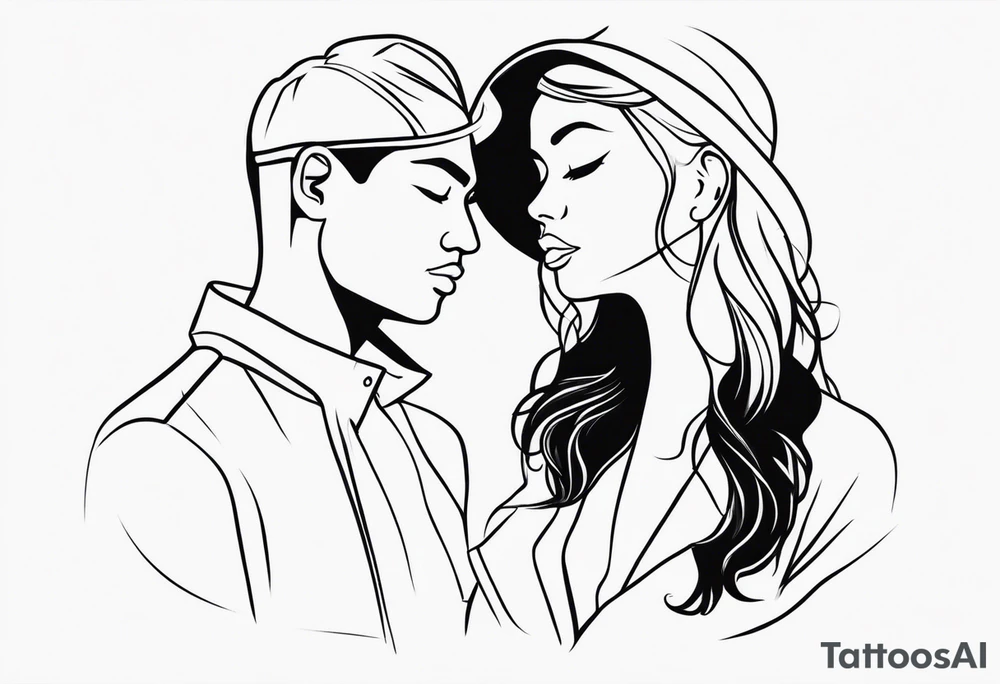 pair couple tattoo tattoo idea