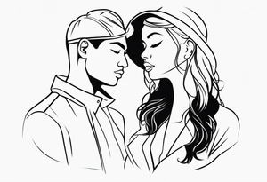 pair couple tattoo tattoo idea