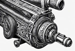 Cannon Battery, Fitness tattoo idea