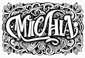 My kids names Michael and Mikeyla tattoo idea