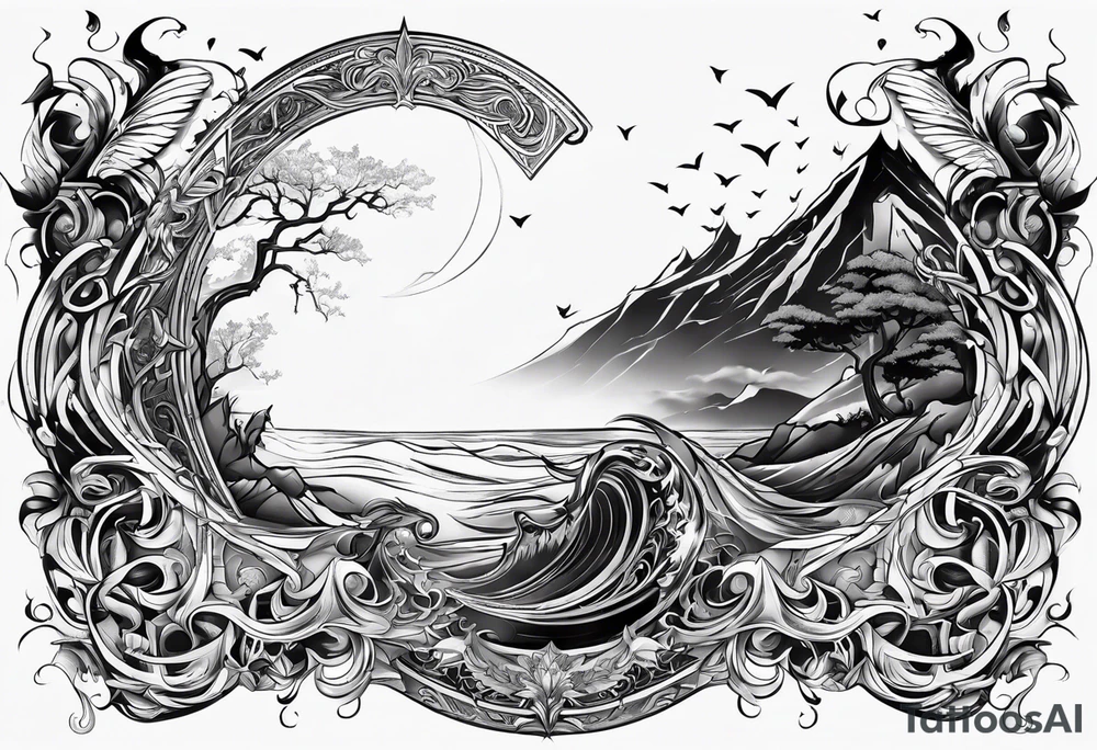 Amalgamate the names Adamczyk- Midjord tattoo idea